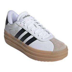 Adidas VL Court Bold Platform Sneaker in Black & White - Size 7